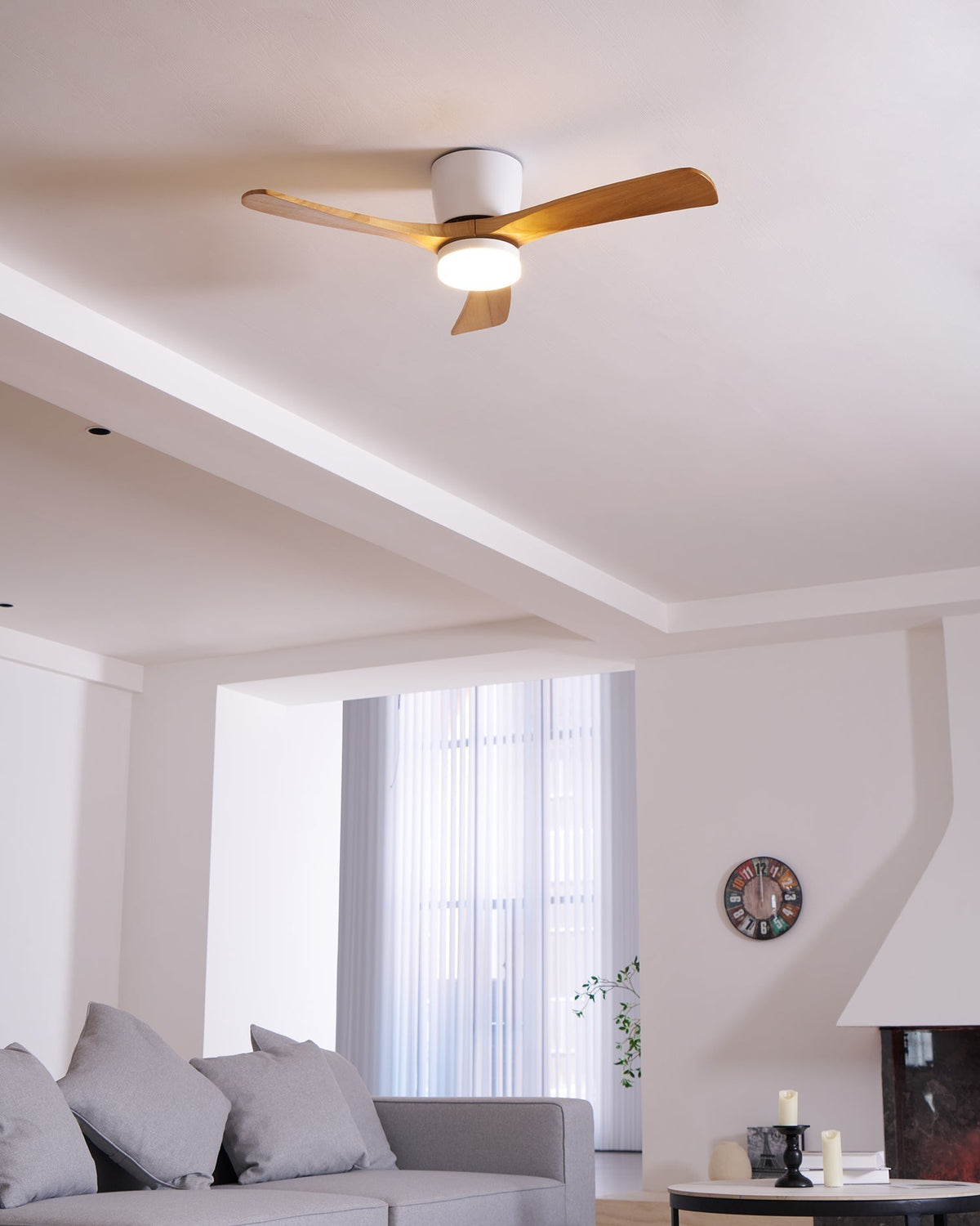Miroise ventilador de techo con luz