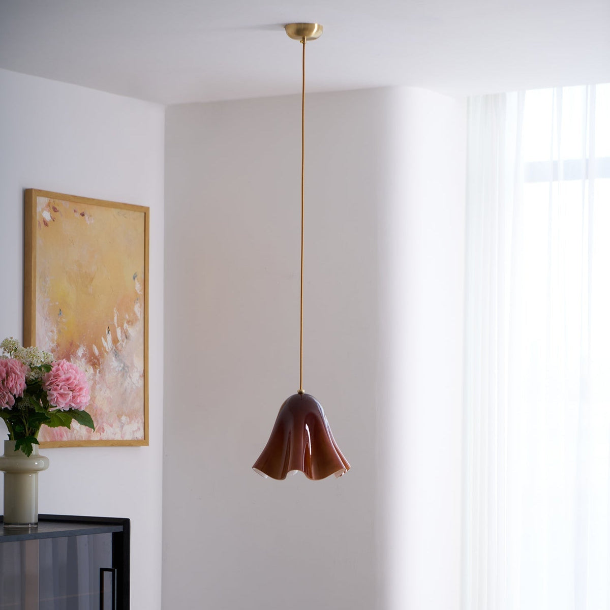 Arden lámpara colgante de vidrio
