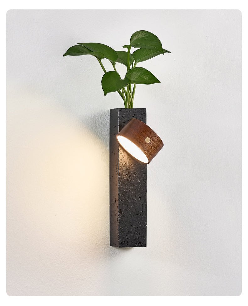 Prax aplique de pared Lámpara de pared regulable recargable