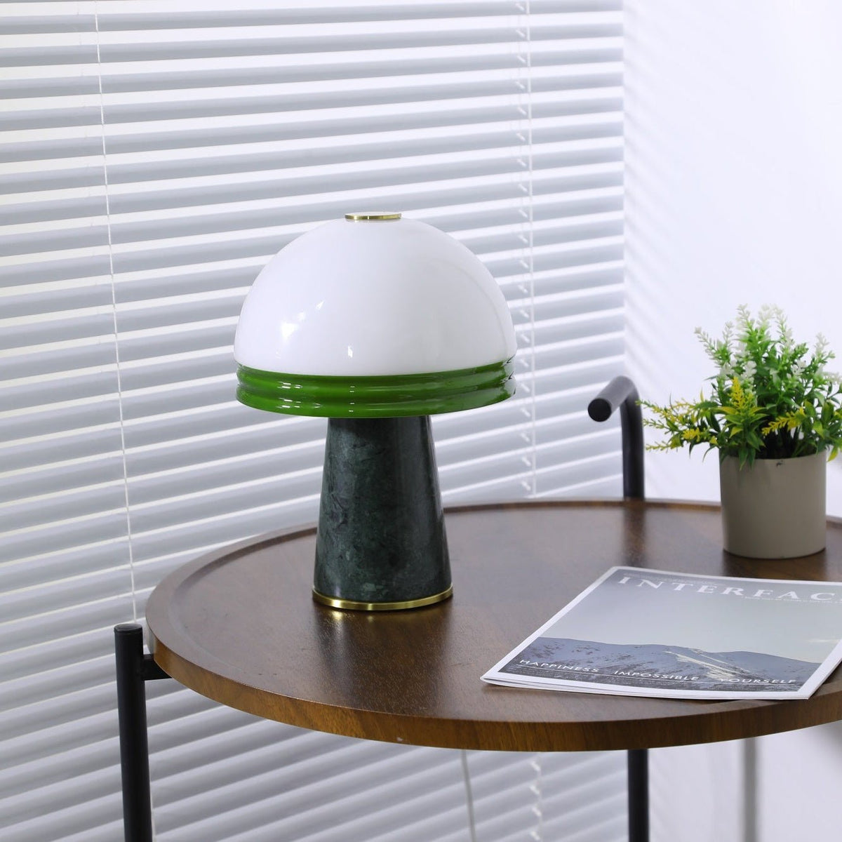 Avis lámpara de mesa cúpula pequeña
