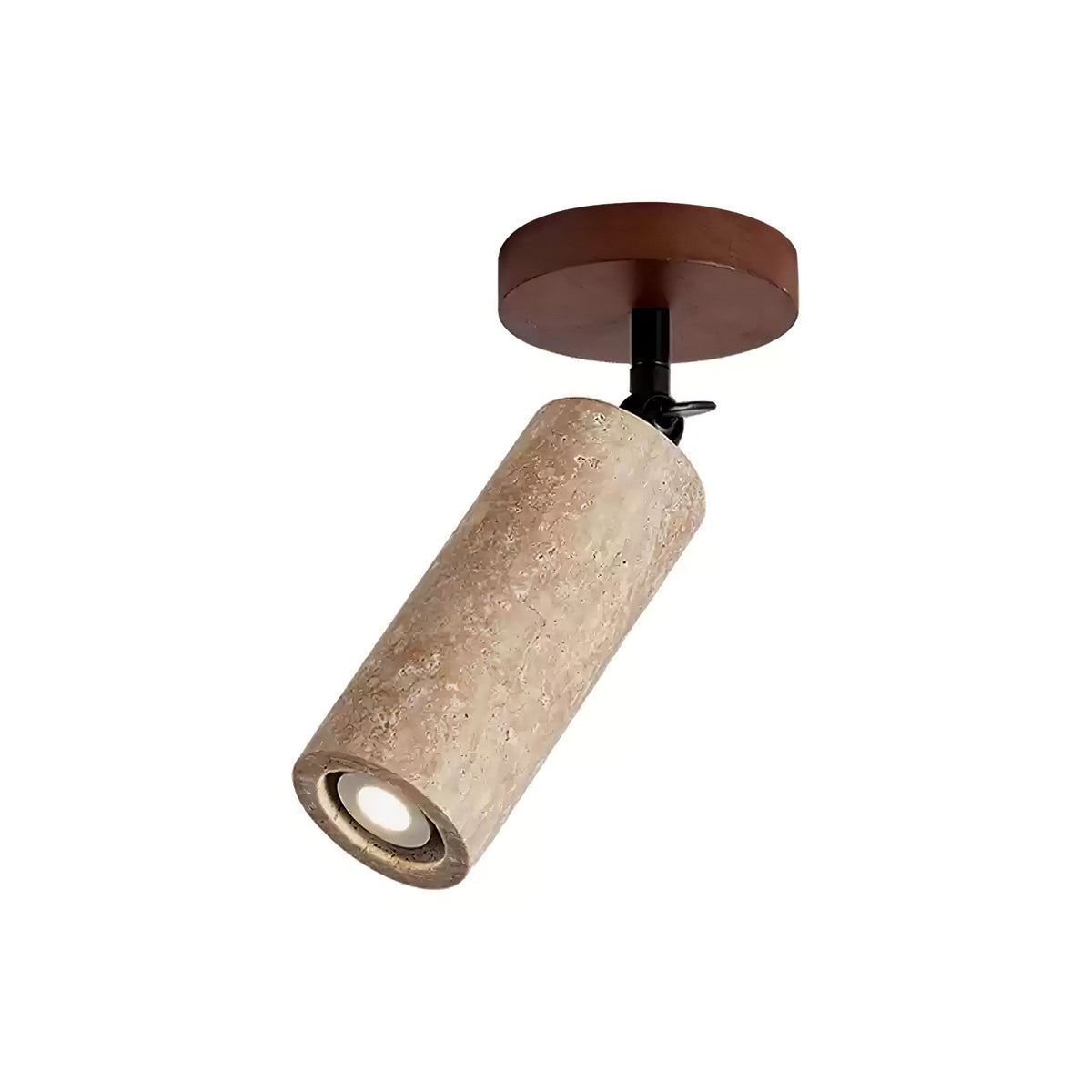 Cesilyra aplique de pared Tubo Cilíndrico travertino