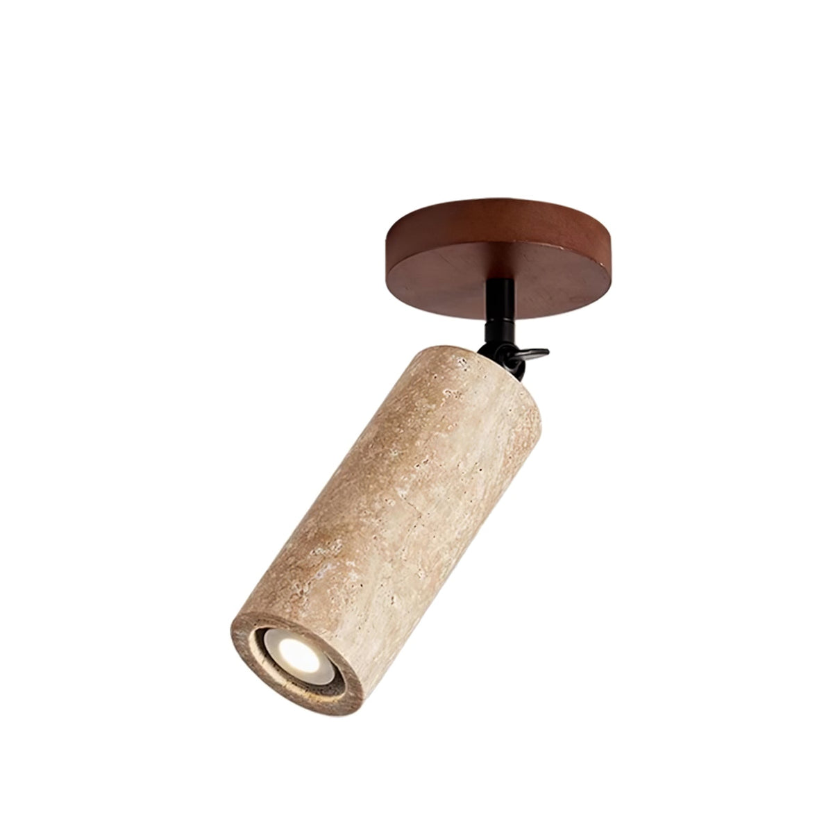 Cesilyra aplique de pared Tubo Cilíndrico travertino