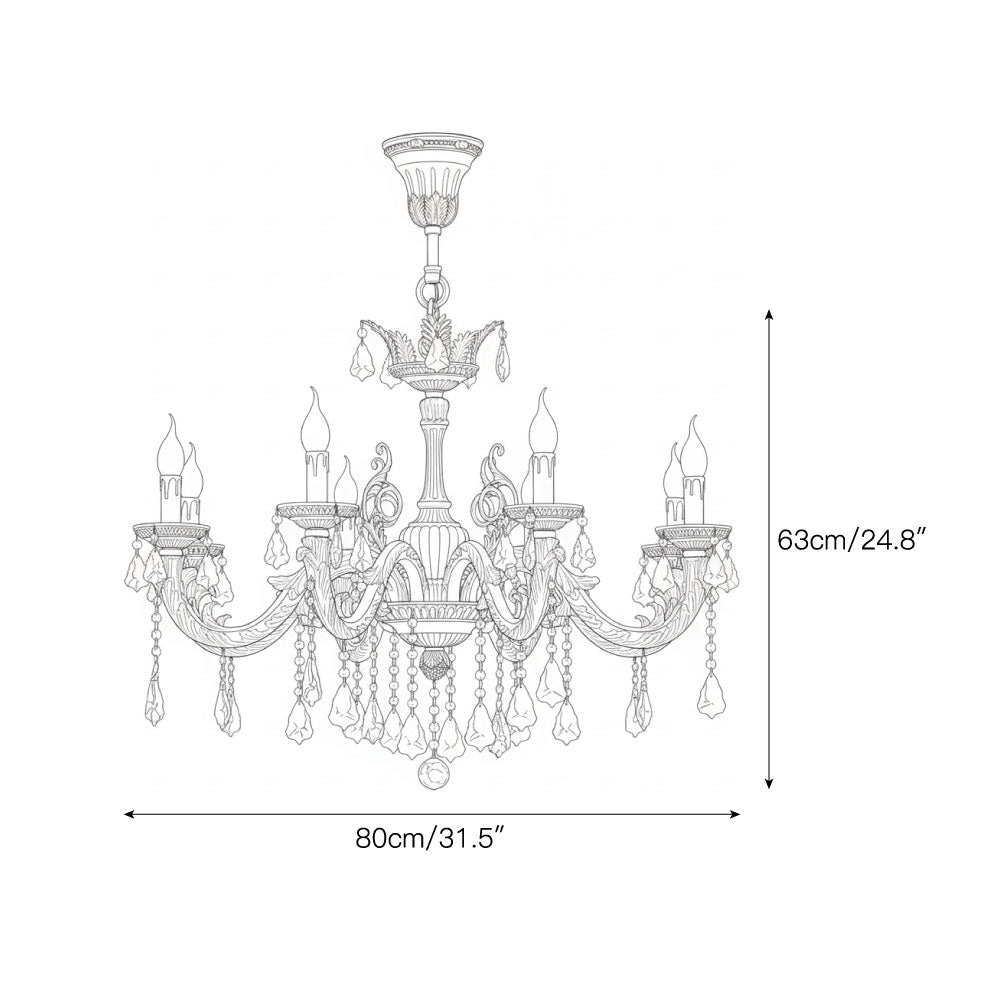Elisandre lámpara de araña