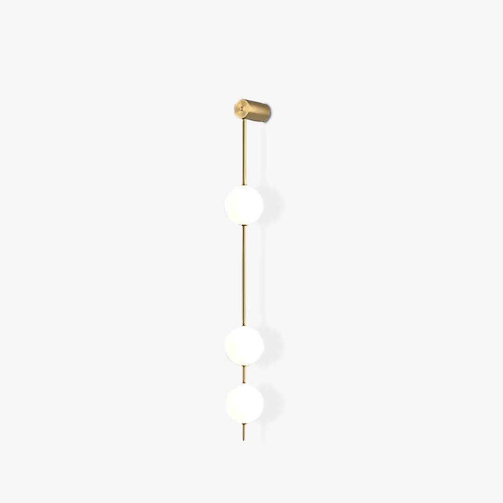 Lustra Aplique de pared Bolas Verticales Pasillos