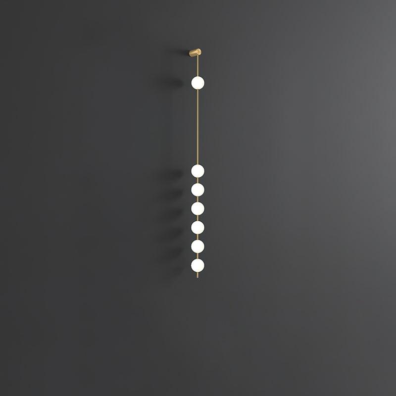 Lustra Aplique de pared Bolas Verticales Pasillos