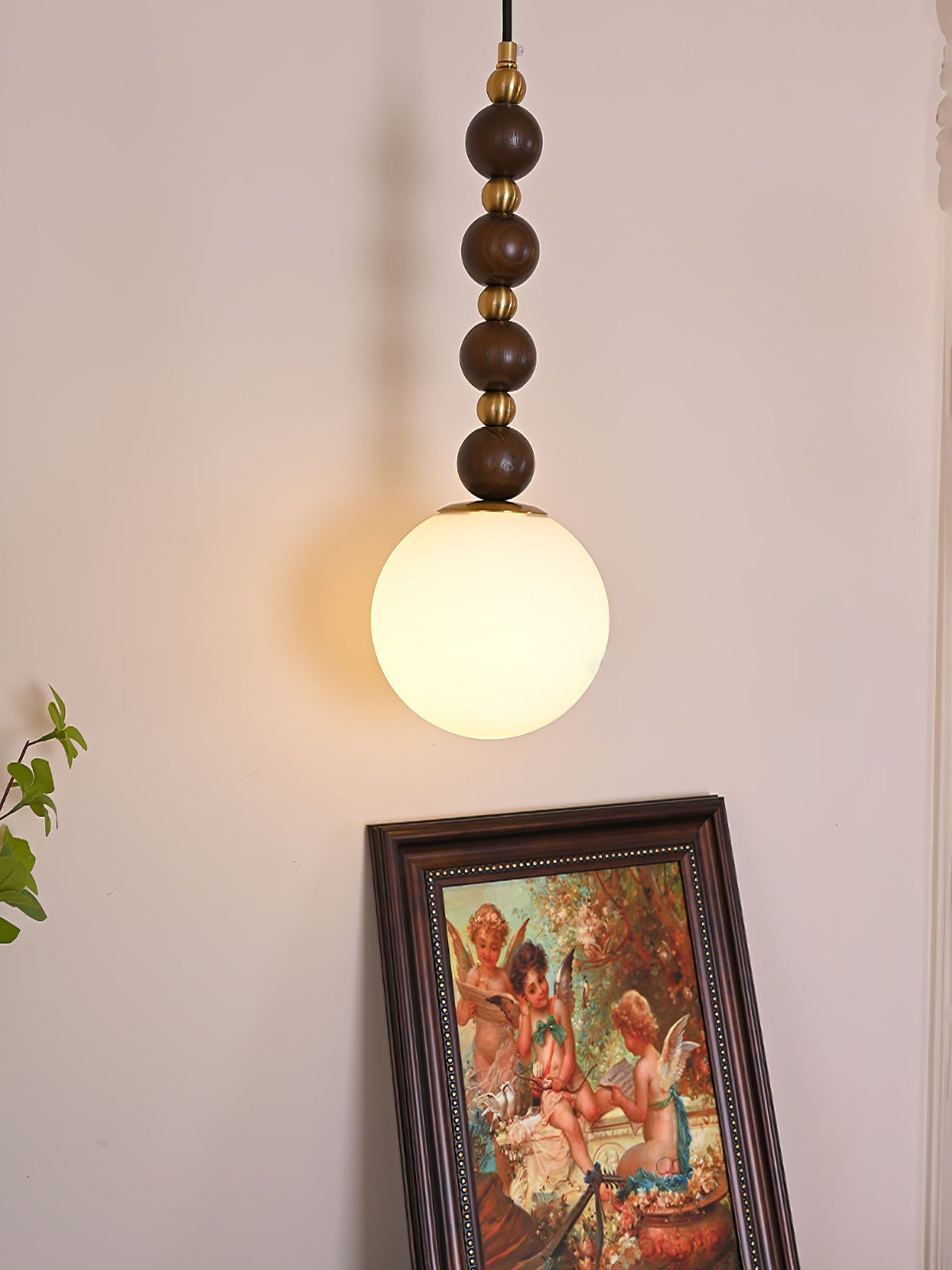 Golie lámpara colgante minimalista de madera