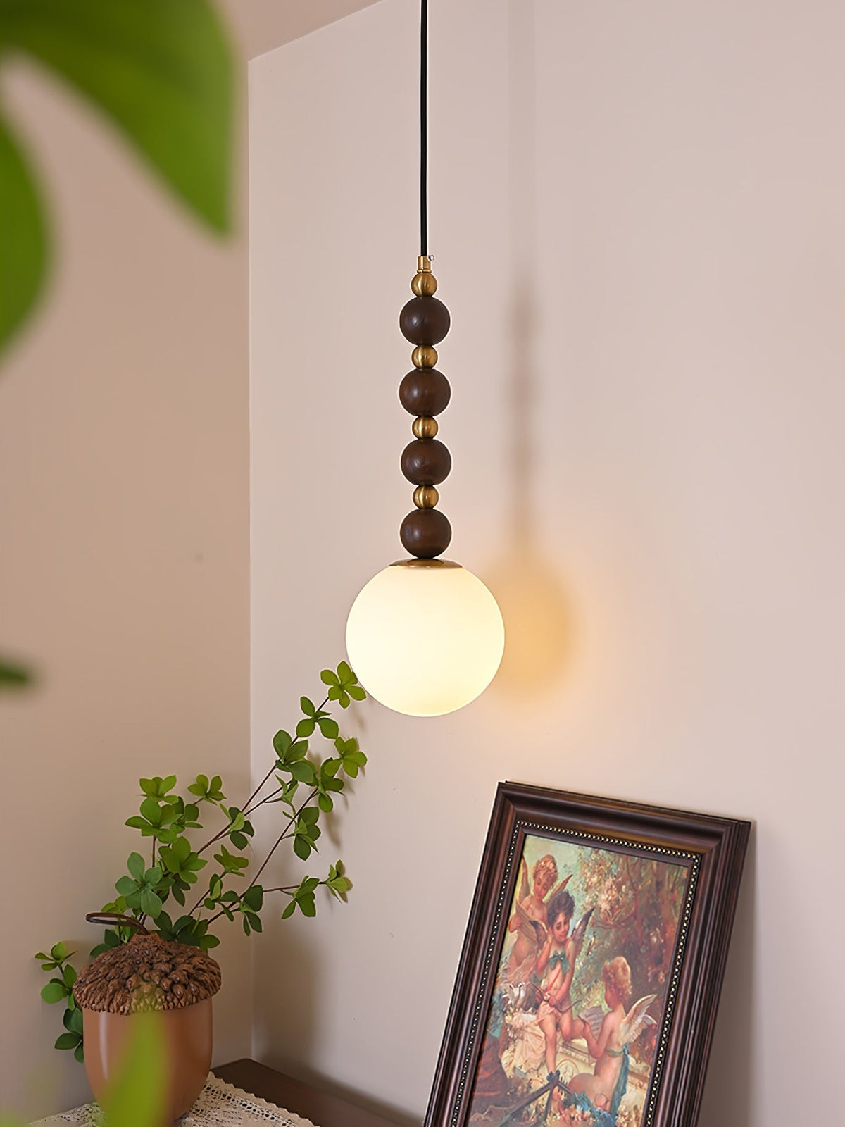Golie lámpara colgante minimalista de madera