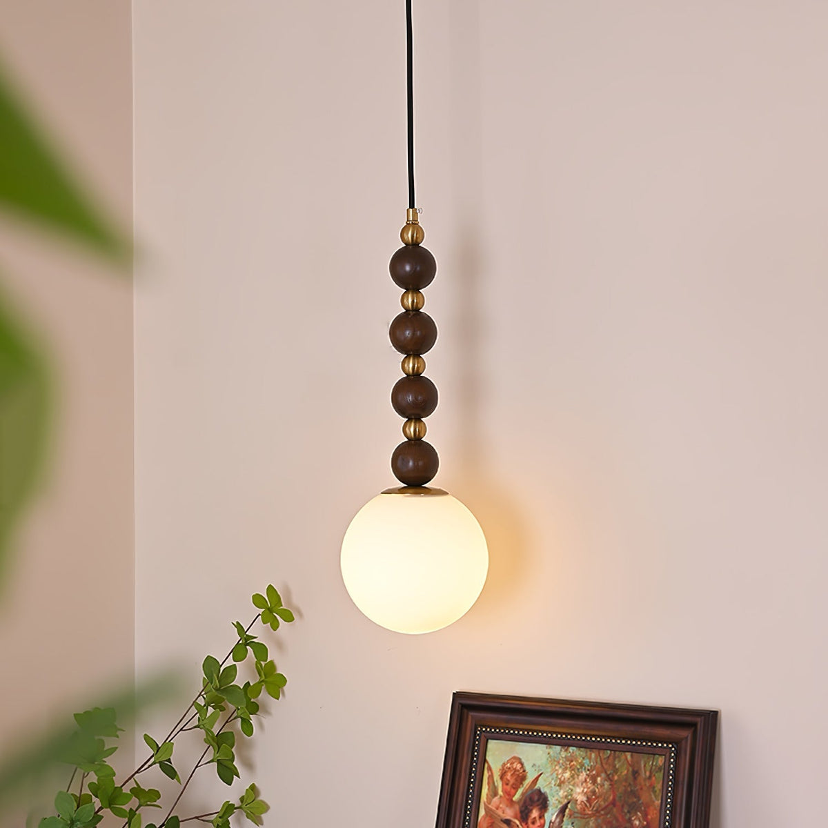 Golie lámpara colgante minimalista de madera