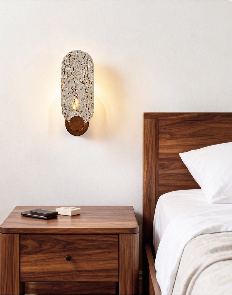Sereneria aplique de pared travertino