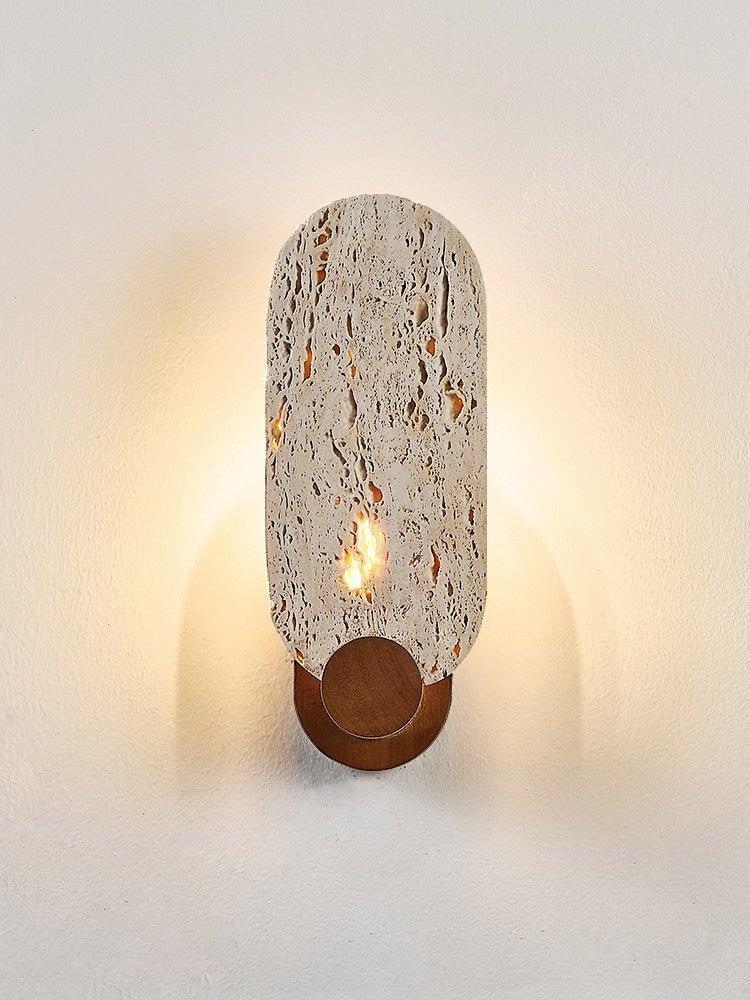 Sereneria aplique de pared travertino