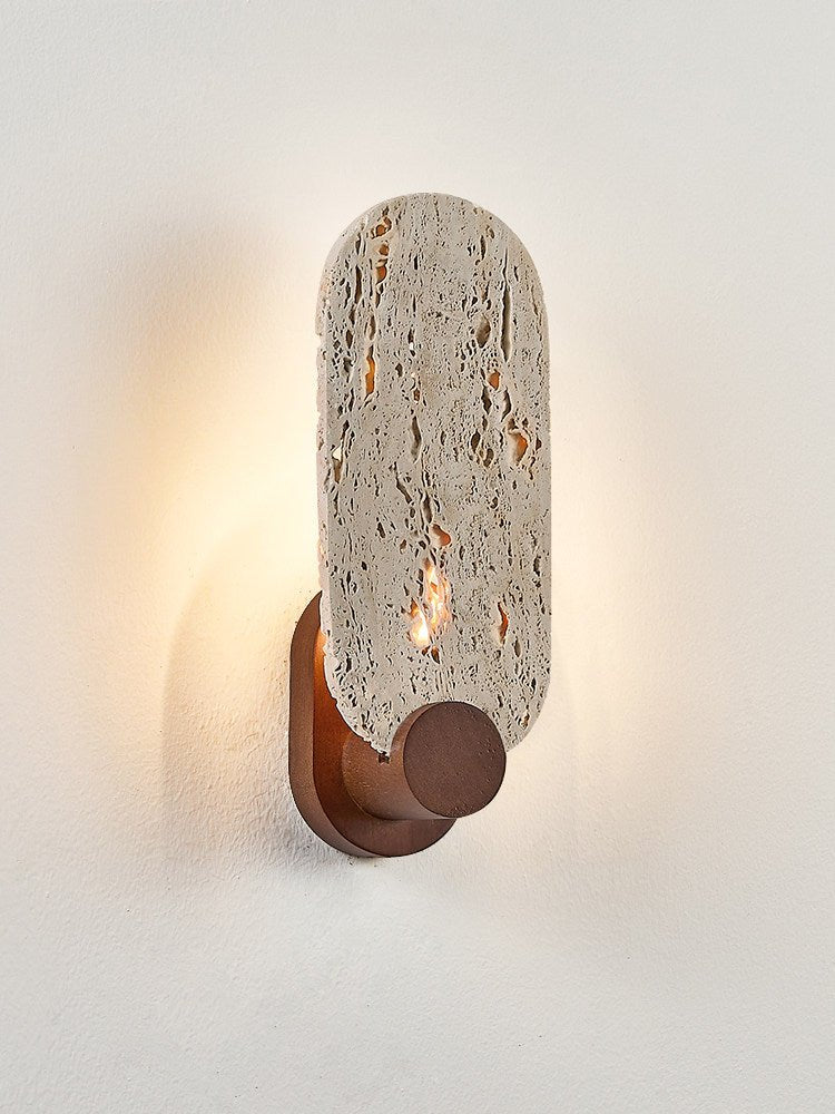Sereneria aplique de pared travertino