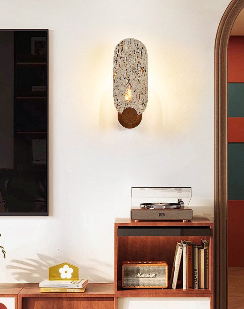 Sereneria aplique de pared travertino