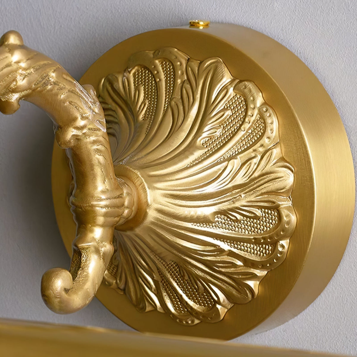 Cloren Premium nórdico aplique de pared de latón para espejo