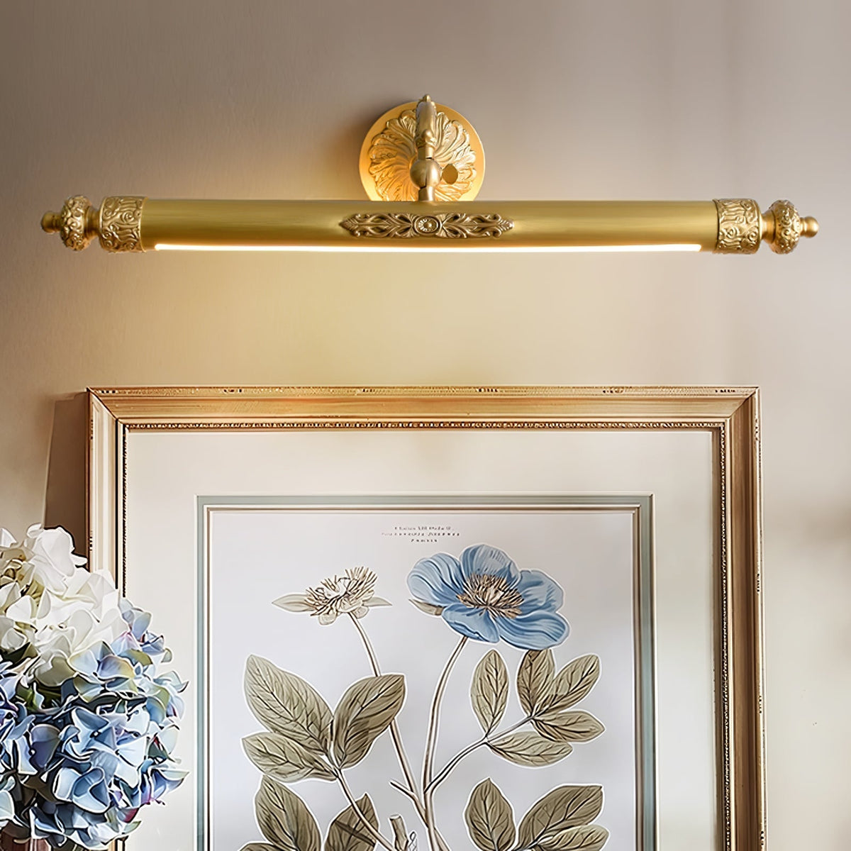 Cloren Premium nórdico aplique de pared de latón para espejo