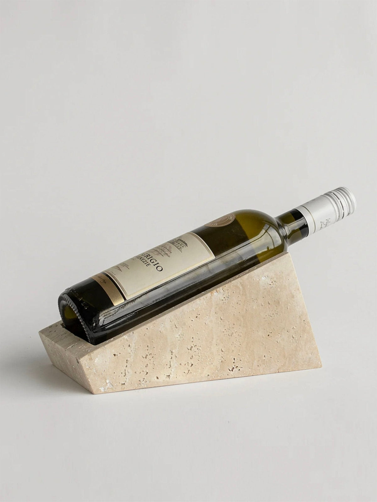 Selivian Soporte para botellas de vino con cantilever en mármol