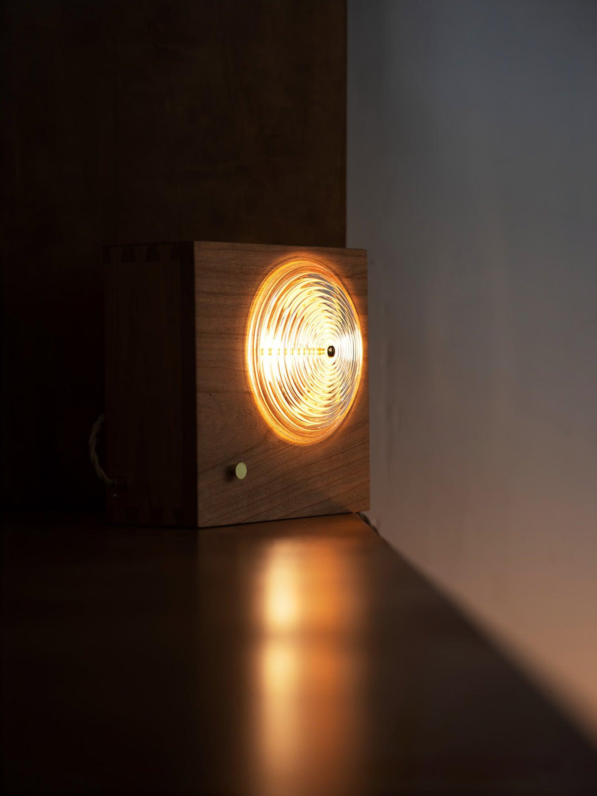 Echo aplique de pared de vidrio