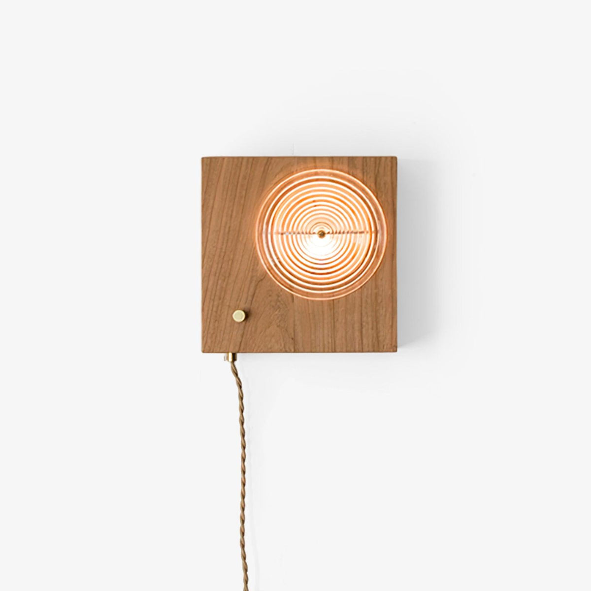 Echo aplique de pared de vidrio