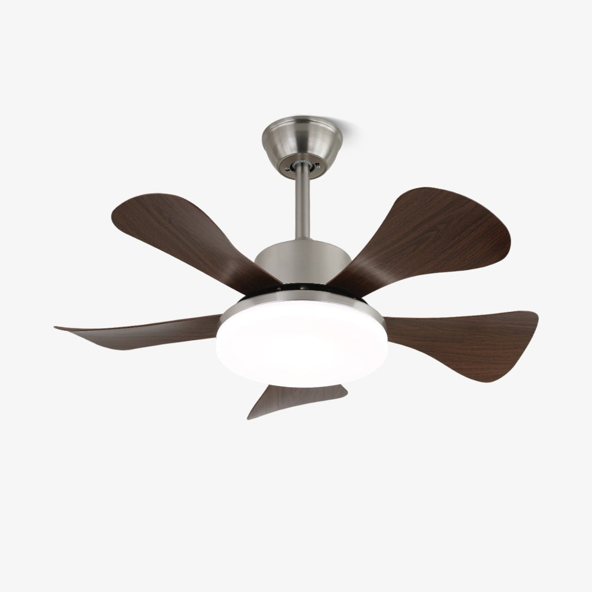 Aldeelle ventilador de techo con luz moderno de madera