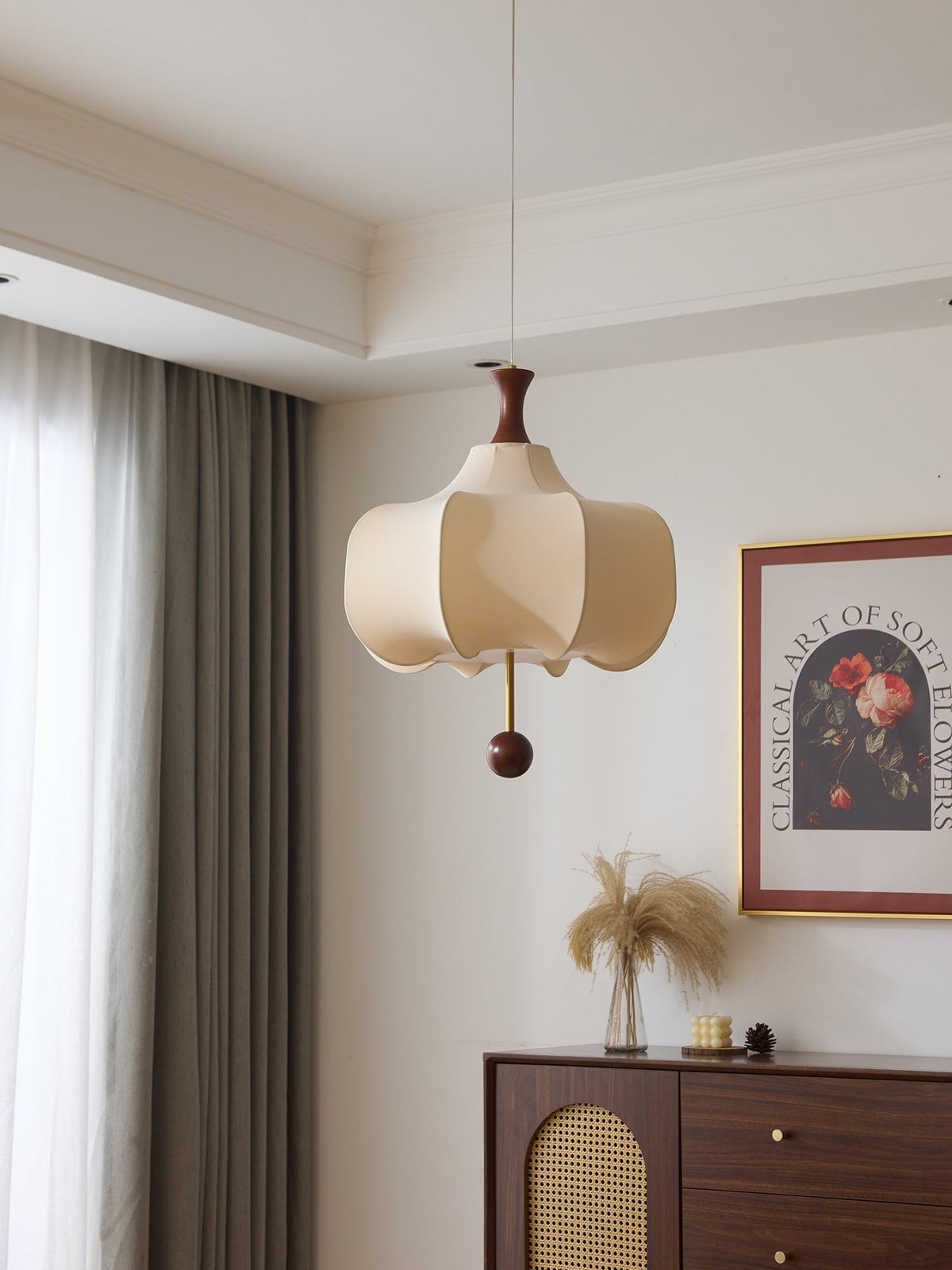 Venoryra lámpara colgante Premium elegancia nube de madera