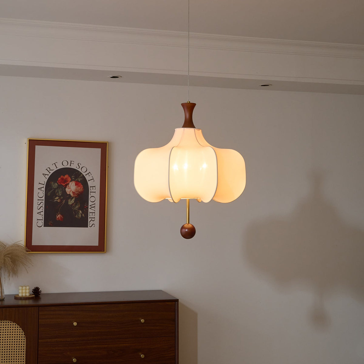 Venoryra lámpara colgante Premium elegancia nube de madera