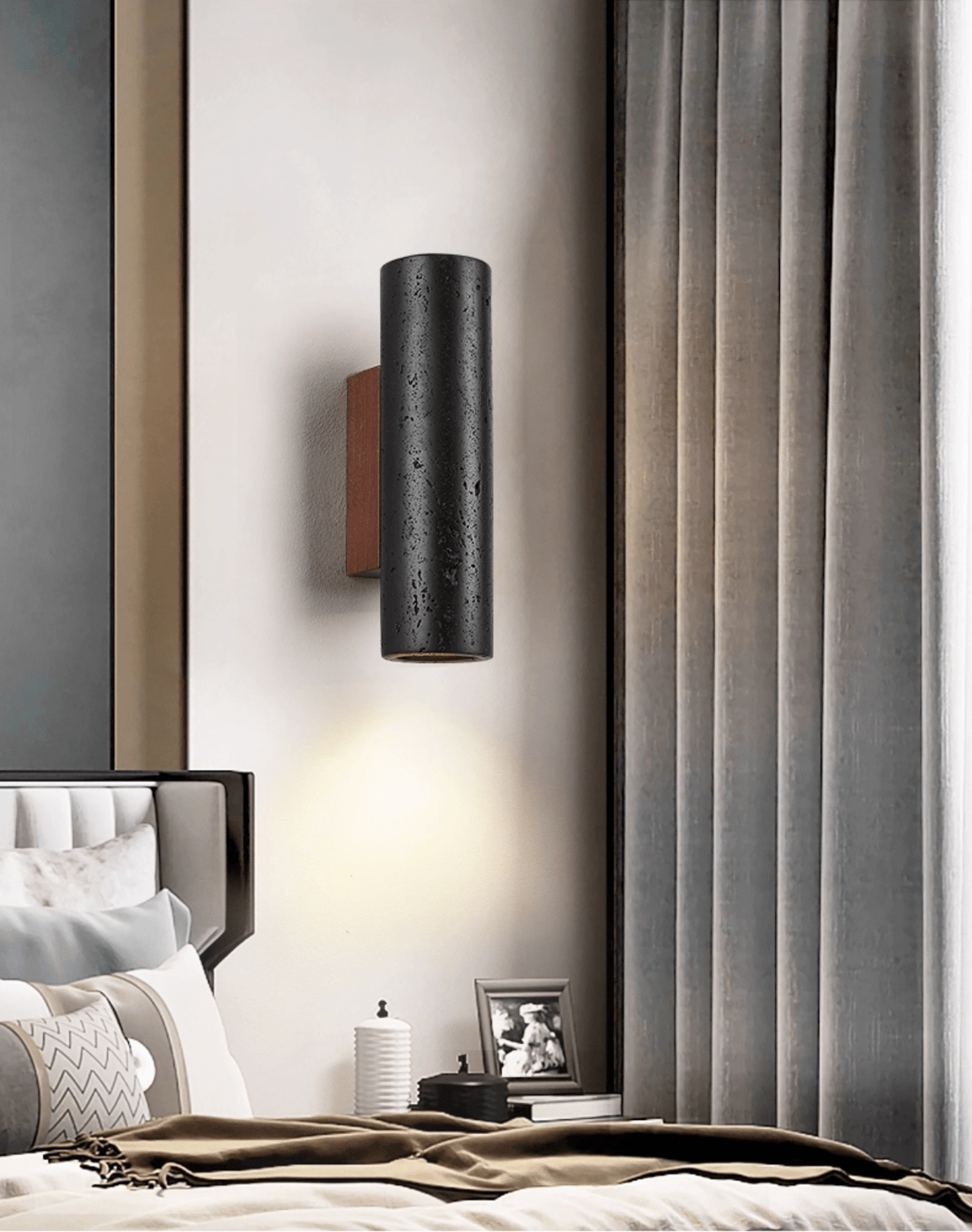 Lendis aplique de pared Noir