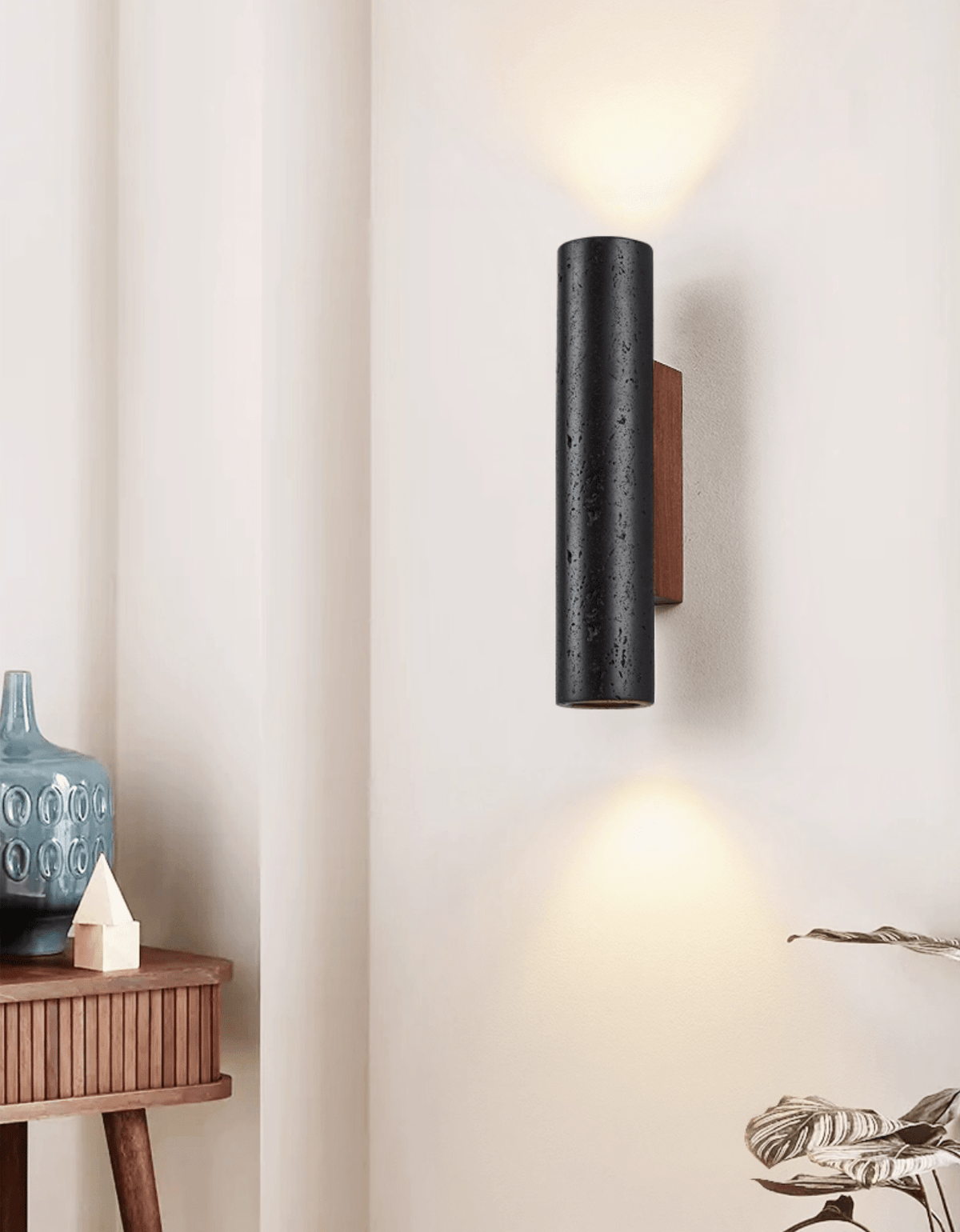 Lendis aplique de pared Noir