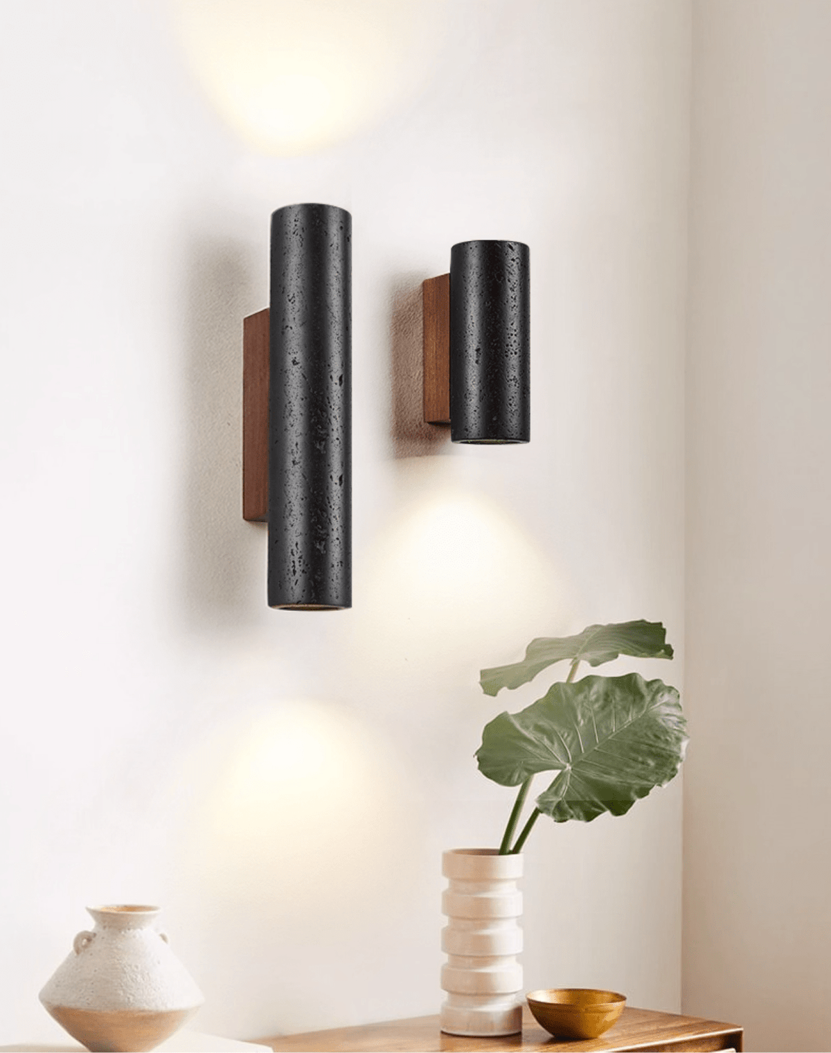 Lendis aplique de pared Noir