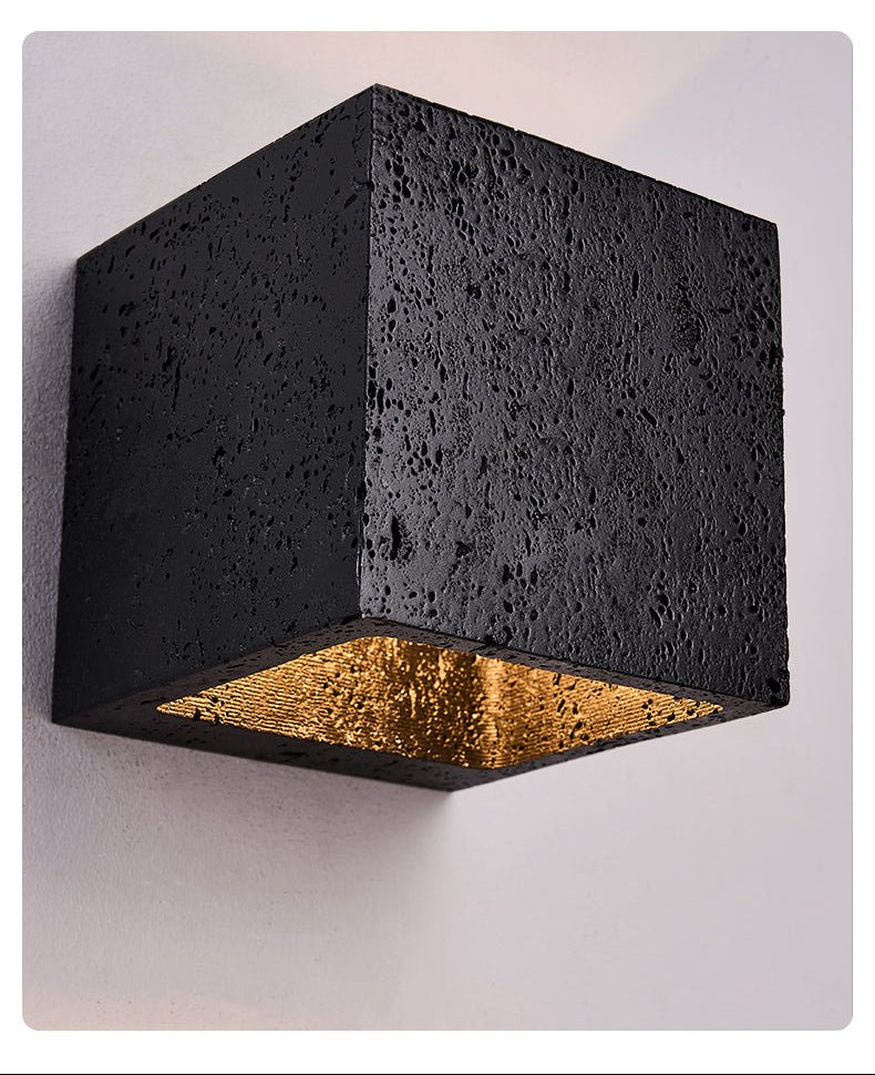 Valeise aplique de pared negro travertino