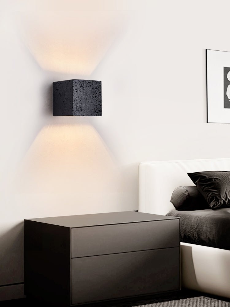 Valeise aplique de pared negro travertino