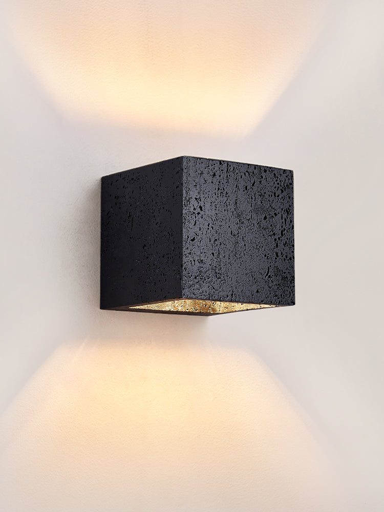 Valeise aplique de pared negro travertino