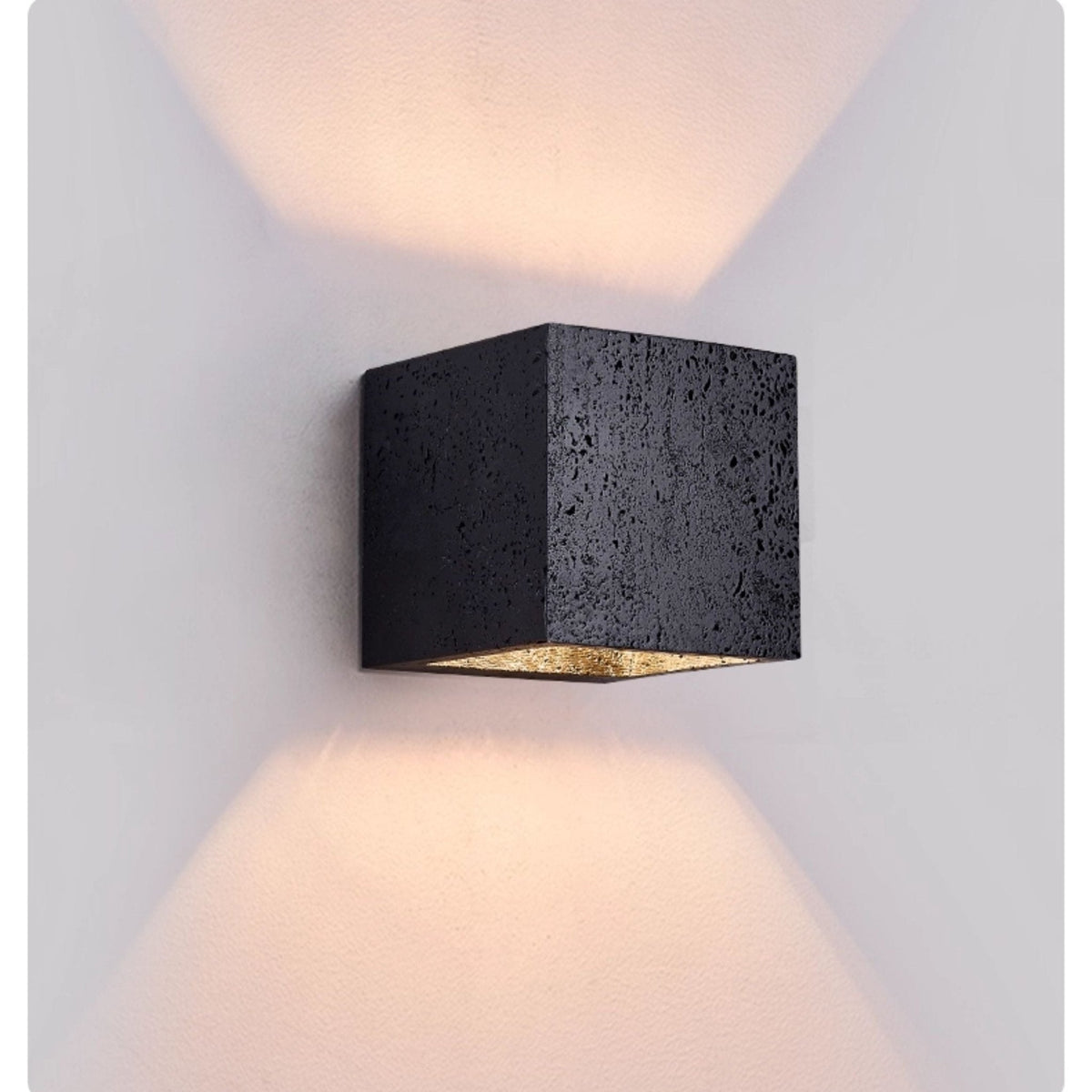 Valeise aplique de pared negro travertino