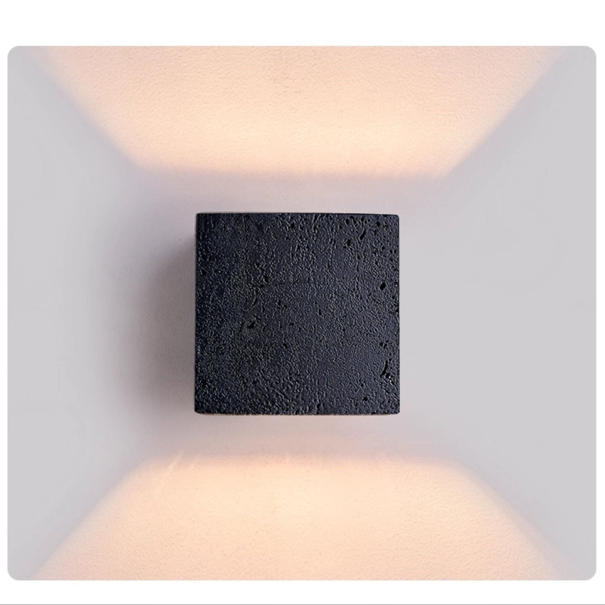 Valeise aplique de pared negro travertino