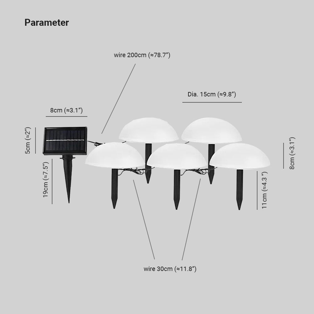 Mira Moderna MInimalista Semicircular Acrílico LED Lámpara de Pie Exterior Blanca