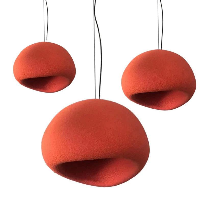 Lámpara de araña Wabi-Sabi Pebble Cluster Forma orgánica minimalista artística