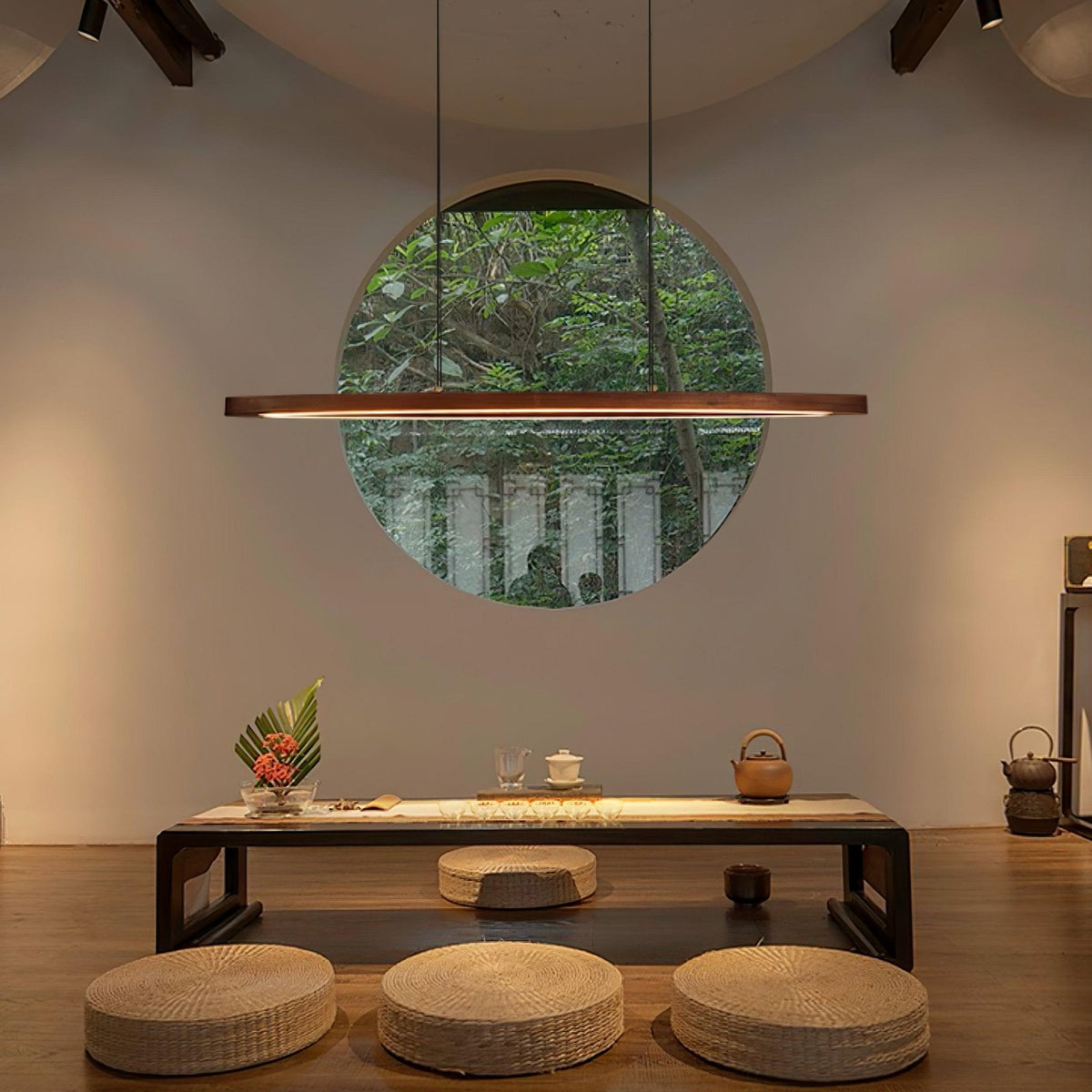 Hylan lámpara colgante de madera minimalista