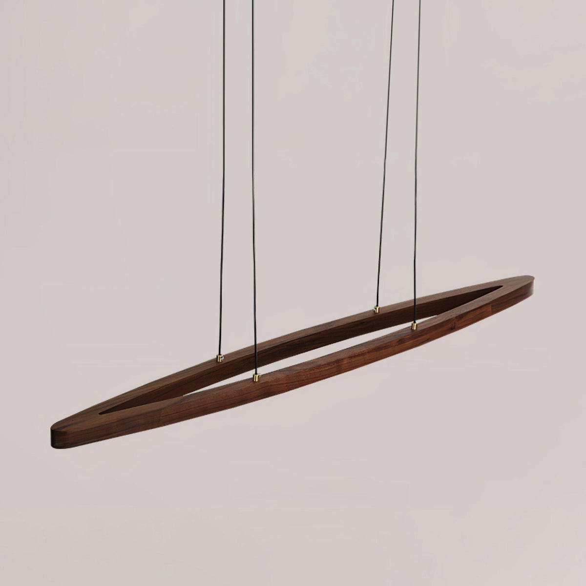 Hylan lámpara colgante de madera minimalista