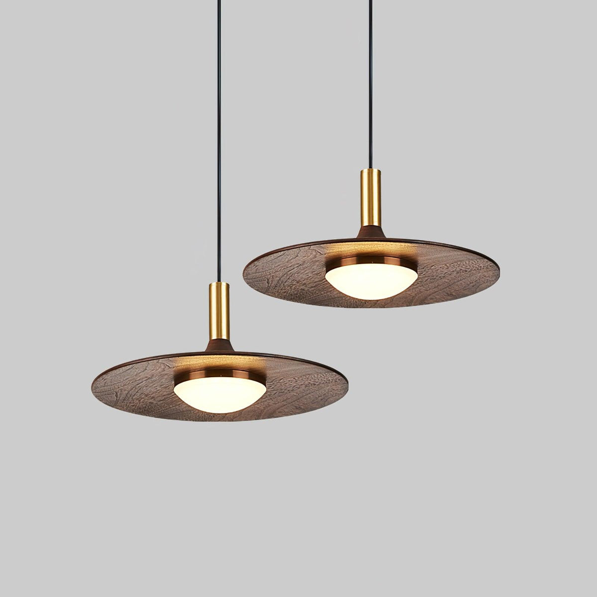 Blythe lámpara colgante moderna de madera