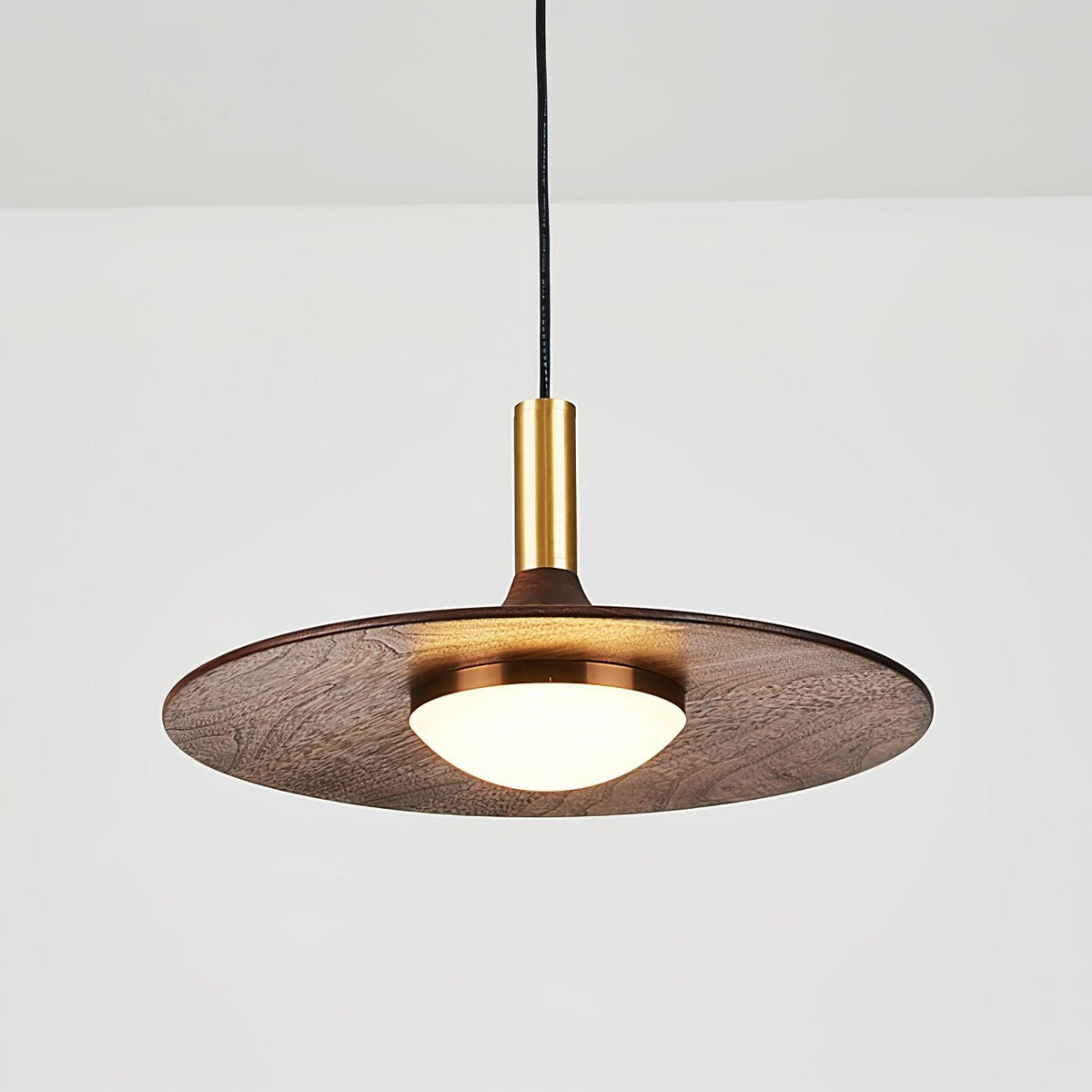 Blythe lámpara colgante moderna de madera