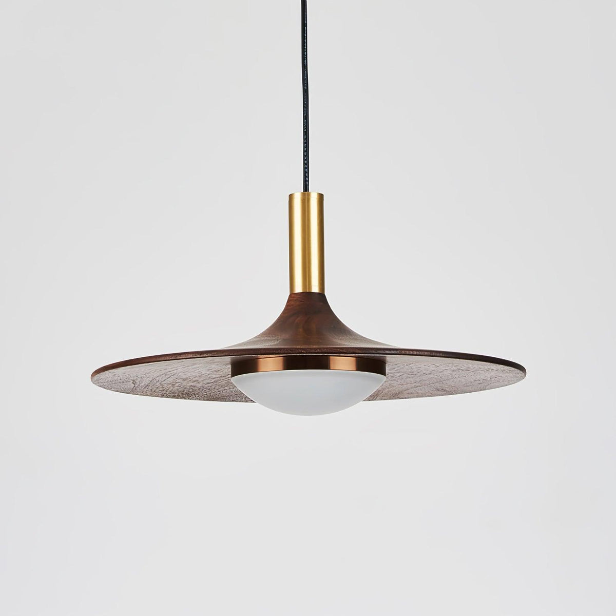 Blythe lámpara colgante moderna de madera