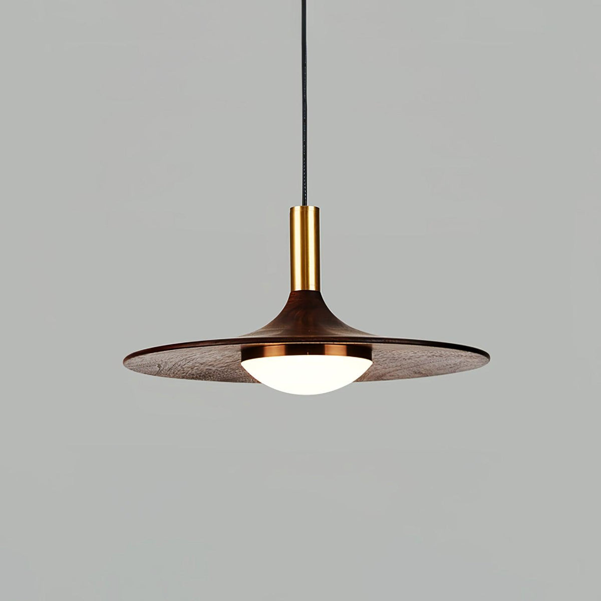 Blythe lámpara colgante moderna de madera