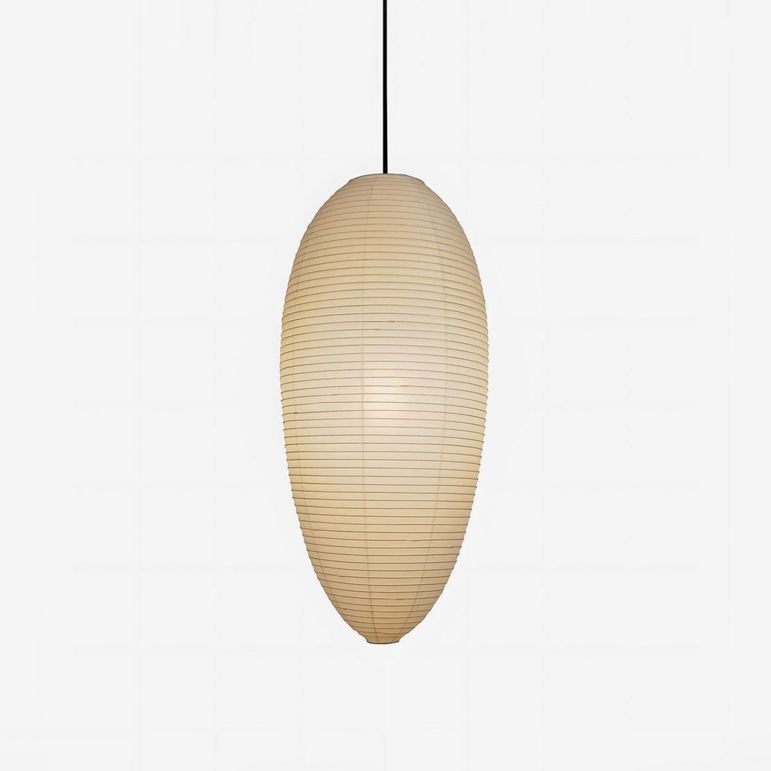 Myraean lámpara colgante moderna minimalista de papel y bambú color