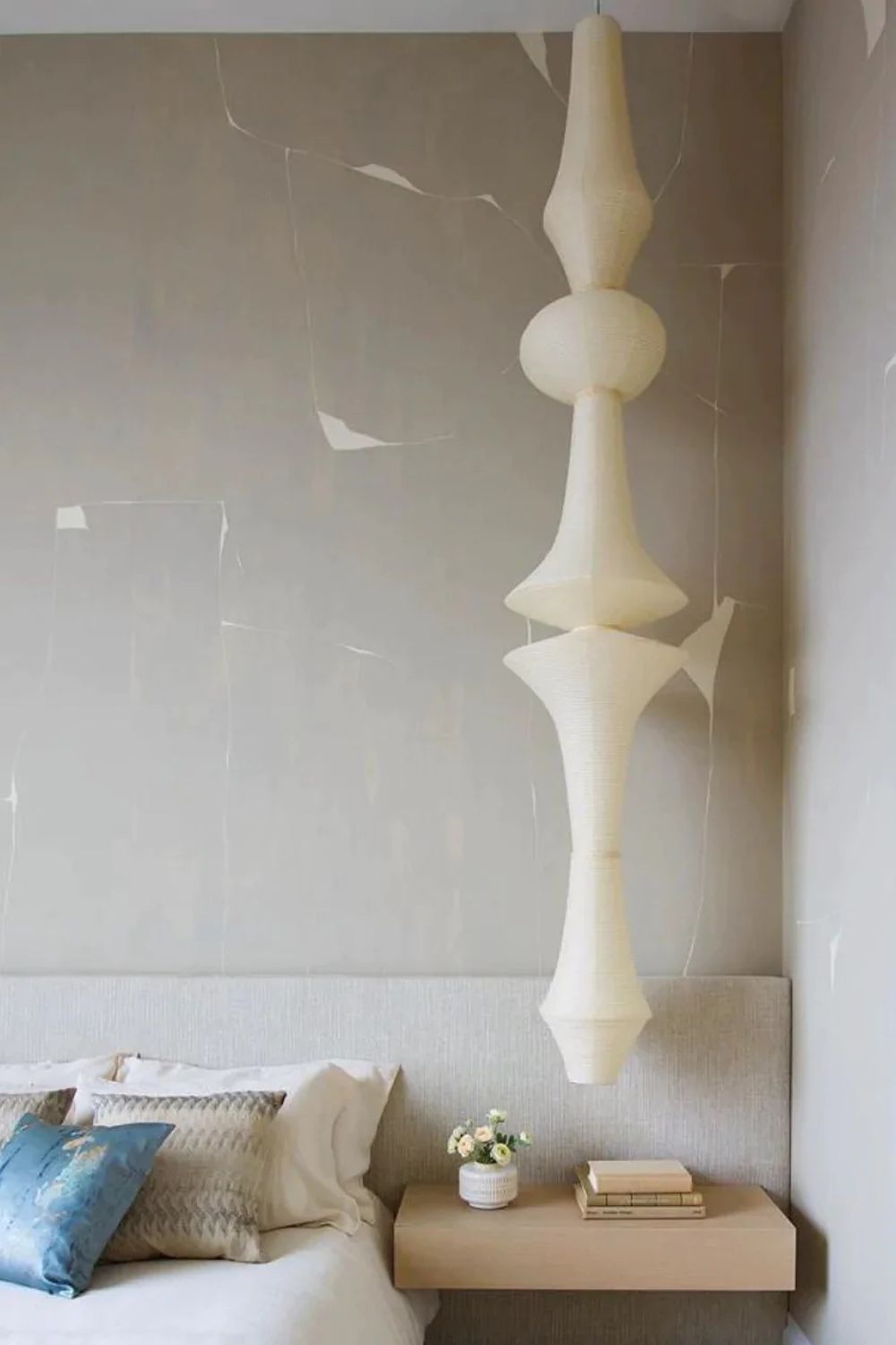 Lunalelia lámpara colgante artística de papel