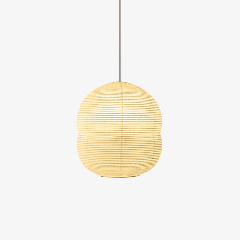 Nivelelle lámpara colgante minimalista con pantalla de papel de arroz