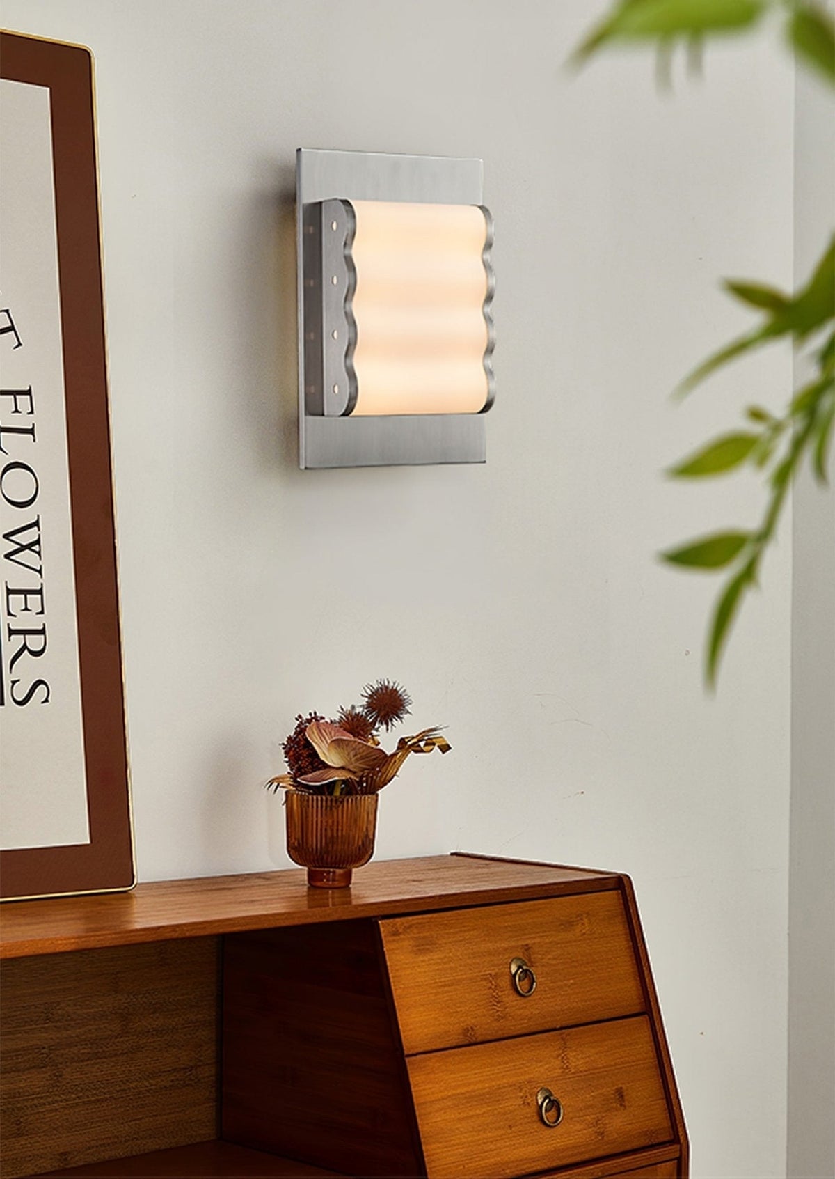 Aplique de pared contemporáneo de tejido