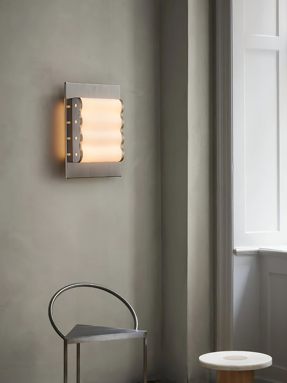 Aplique de pared contemporáneo de tejido