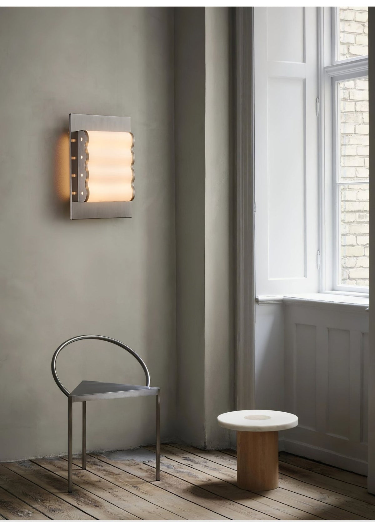 Aplique de pared contemporáneo de tejido