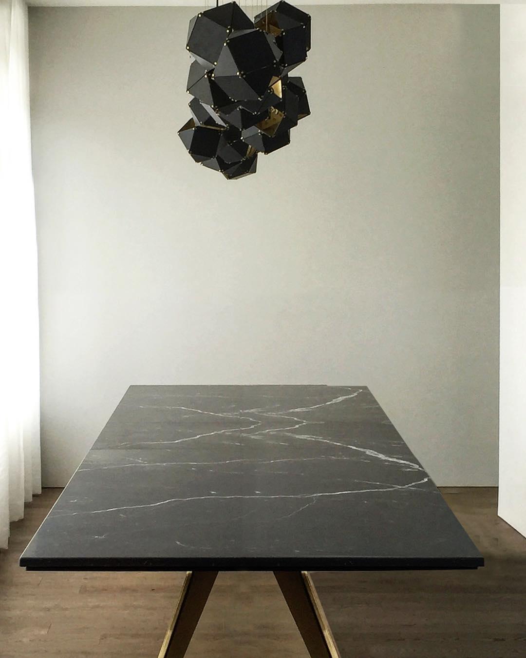 Civ lámpara de araña geométrica moderna