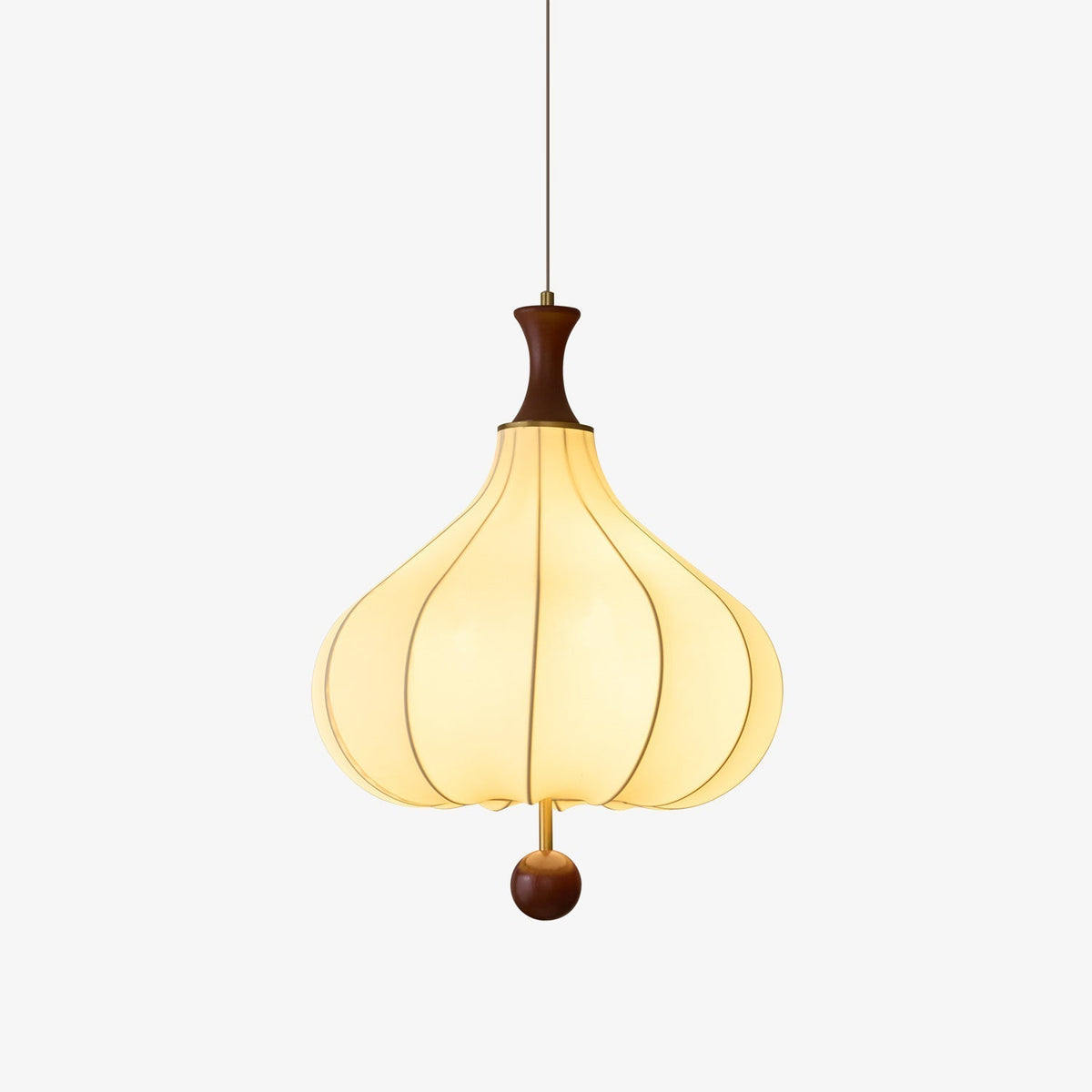 Mymira lámpara colgante de madera con elegancia tradicional