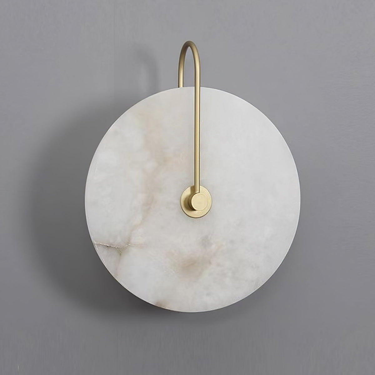 Albeenne aplique de pared con globo de alabastro