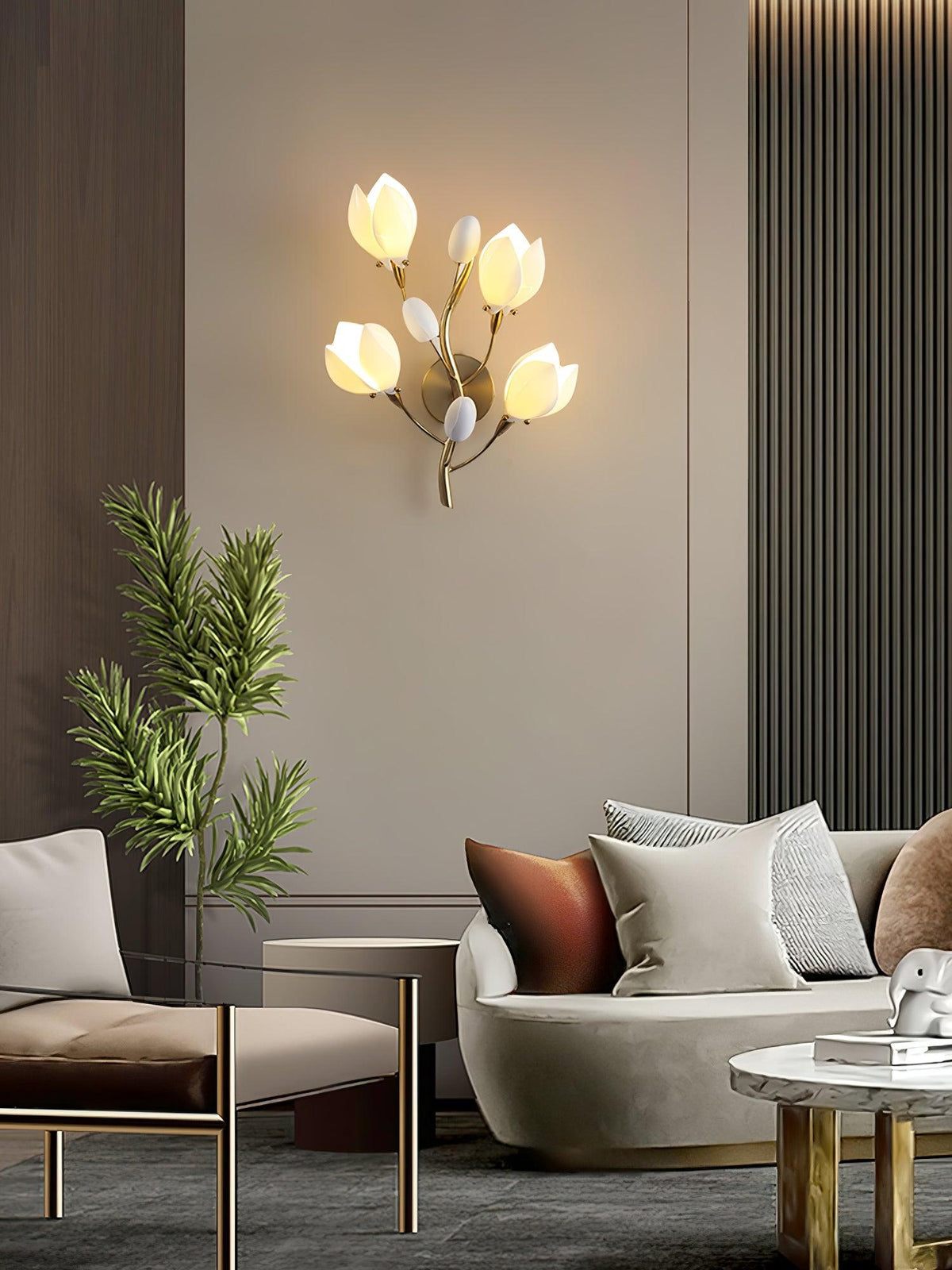 Dirixa aplique de pared Magnolia Elegancia en cerámica